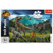 Imagine PUZZLE TREFL 100 PIESE JURASSIC WORLD LUMEA DINOZAURILOR