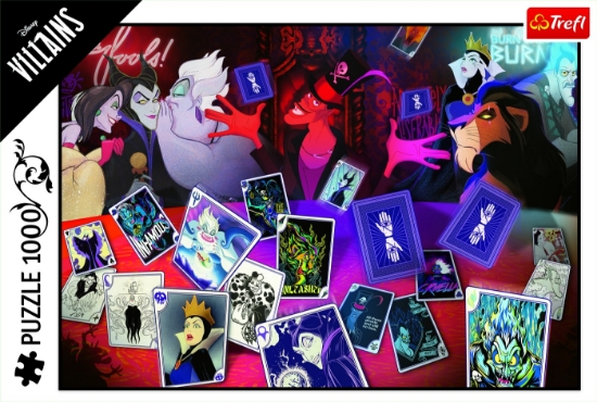 Imagine Puzzle Trefl 1000 Disney Villains – Doar Cărțile Bune