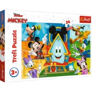Imagine PUZZLE TREFL 24 MAXI MICKEY MOUSE CASA PRIETENILOR AMUZANTI