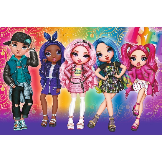 Imagine Puzzle Trefl Primo Super Shape XXL 104 Rainbow High