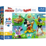 Imagine PUZZLE TREFL PRIMO SUPER SHAPE XXL 60 DISNEY MICKEY AMUZANTUL