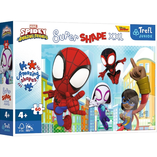 Imagine PUZZLE TREFL PRIMO SUPER SHAPE XXL 60 SPIDEY