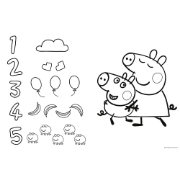 Imagine PUZZLE TREFL PRIMO  SUPER GIANT 15 PEPPA PIG 