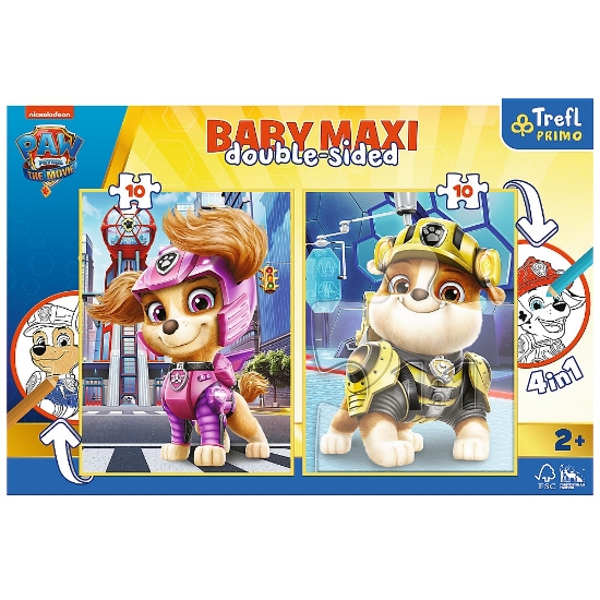 Imagine Puzzle Trefl Primo Baby Maxi 2x10 Patrula Căţeluşilor Echipa