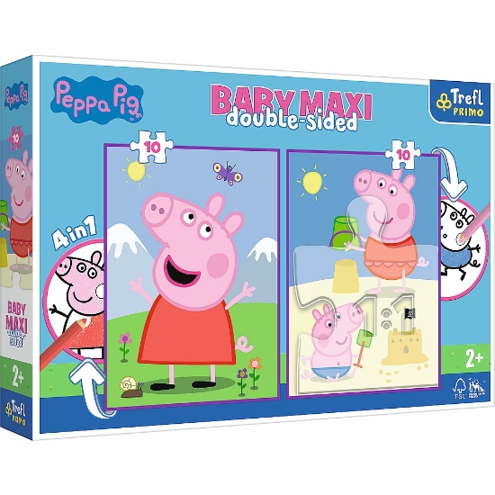 Imagine PUZZLE TREFL PRIMO BABY MAXI 2X10 PEPPA PIG