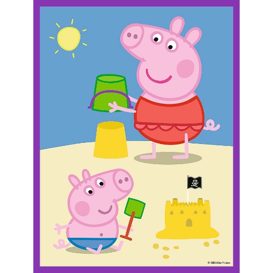 Imagine Puzzle Trefl Primo Baby Maxi 2x10 Peppa Pig