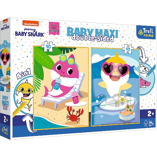 Imagine PUZZLE TREFL PRIMO BABY MAXI 2X10 BABY SHARK