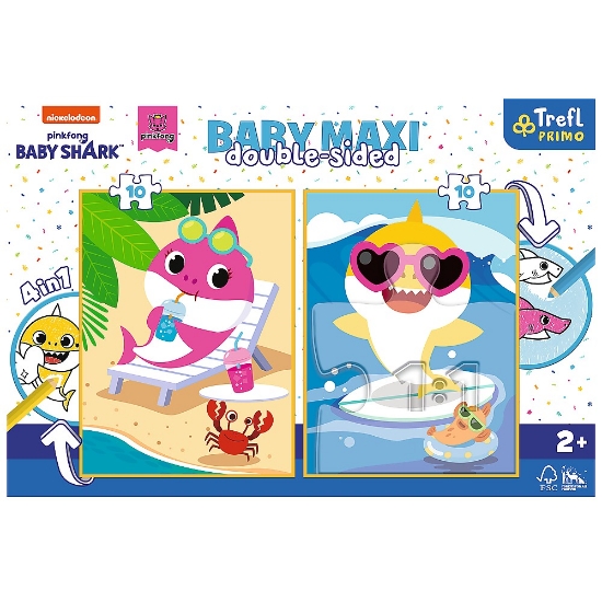 Imagine Puzzle Trefl Primo Baby Maxi 2x10 Baby Shark