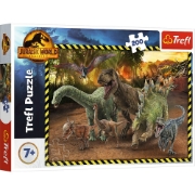 Imagine PUZZLE TREFL 200 JURASSIC WORLD IN PARCUL JURASSIC