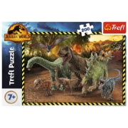 Imagine PUZZLE TREFL 200 JURASSIC WORLD IN PARCUL JURASSIC
