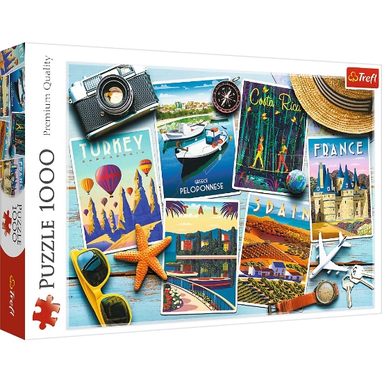 Imagine PUZZLE TREFL 1000 CARTI POSTALE