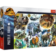 Imagine PUZZLE TREFL 1000 JURASSIC WORLD PE URMELE DINOZAURILOR