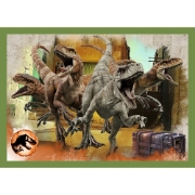Imagine PUZZLE TREFL JURASSIC WORLD 4IN1 IN LUMEA DINOZAURILOR