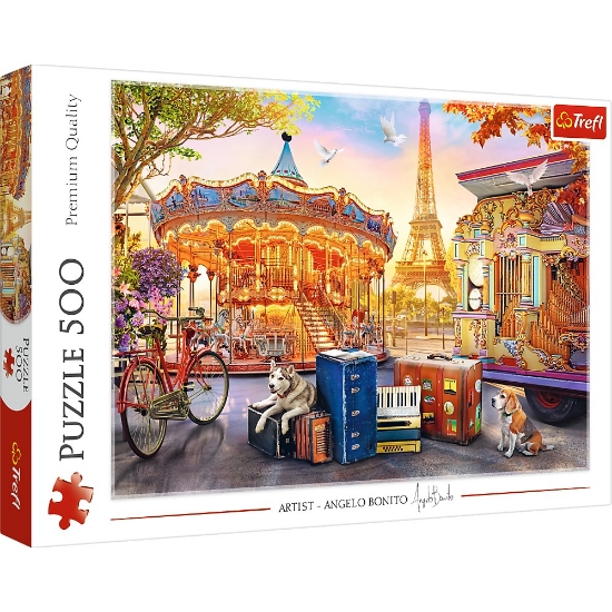 Imagine PUZZLE TREFL 500 SARBATOARE IN PARIS