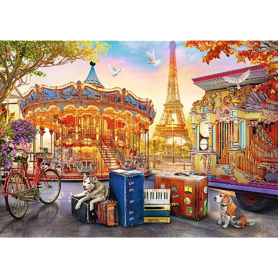 Imagine Puzzle Trefl 500 Sărbătoare în Paris