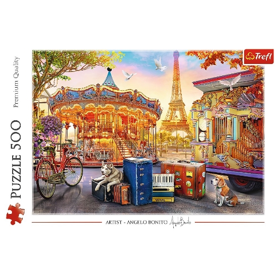 Imagine Puzzle Trefl 500 Sărbătoare în Paris