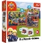 Imagine Puzzle Trefl 2in1 Memo Pompierul Sam echipa pompierilor
