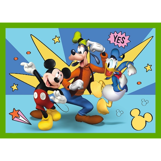 Imagine Puzzle Trefl 4in1 Mickey Mouse și prietenii