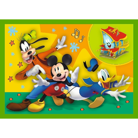 Imagine Puzzle Trefl 4in1 Mickey Mouse și prietenii