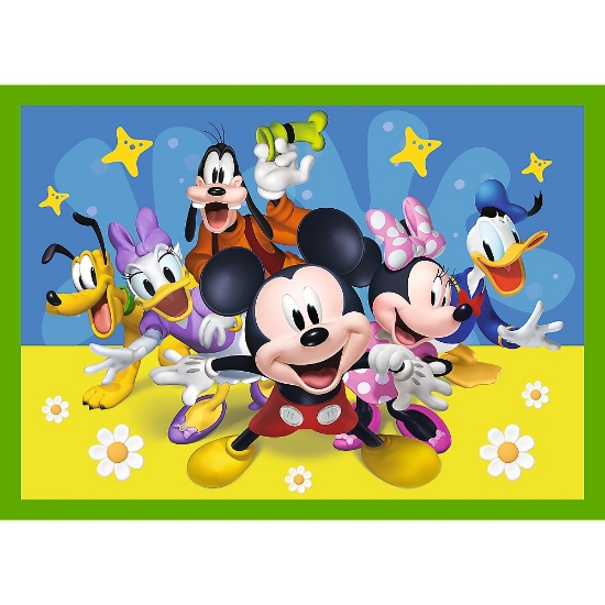 Imagine Puzzle Trefl 4in1 Mickey Mouse și prietenii