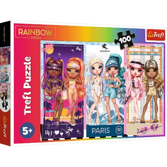 Imagine PUZZLE TREFL 100 RAINBOW HIGH PAPUSILE DEOSEBITE
