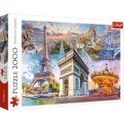 Imagine PUZZLE TREFL 2000 WEEKEND IN PARIS