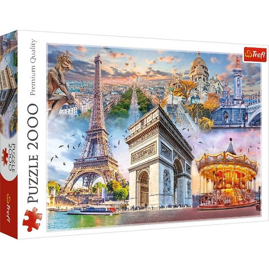 Imagine PUZZLE TREFL 2000 WEEKEND IN PARIS