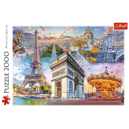 Imagine Puzzle Trefl 2000 Weekend in Paris