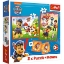 Imagine Puzzle Trefl 2in1 Memo Patrula Cățelușilor Echipa în acțiune