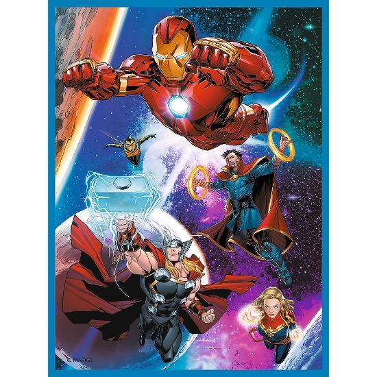 Imagine Puzzle Trefl 2in1 Memo Avengers – Eroii în acțiune