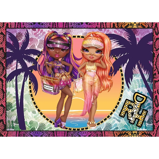 Imagine Puzzle Trefl Rainbow High 4in1 Păpușile Fashion