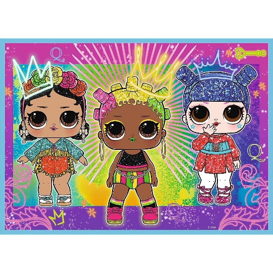 Imagine Puzzle Trefl LOL 4in1 Cunoaște păpușile