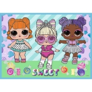 Imagine PUZZLE TREFL LOL 4IN1 CUNOASTE PAPUSILE