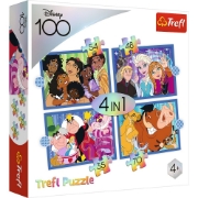 Imagine PUZZLE TREFL DISNEY 4IN1 MINUNATA LUME DISNEY