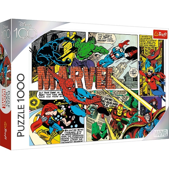 Imagine PUZZLE TREFL 1000 DISNEY 100 EROII MARVEL