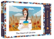 Imagine PUZZLE TREFL 1000 INIMA UCRAINEI