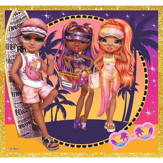 Imagine Puzzle Trefl 10in1 Rainbow High Păpușile Fashion