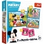 Imagine  Puzzle Trefl 2in1 Memo Disney Eroii Disney