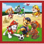 Imagine PUZZLE TREFL 3IN1 PATRULA CATELUSILOR CATELUSII FERICITI