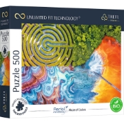 Imagine PUZZLE TREFL UFT 500 LABIRINTURI DE CULORI