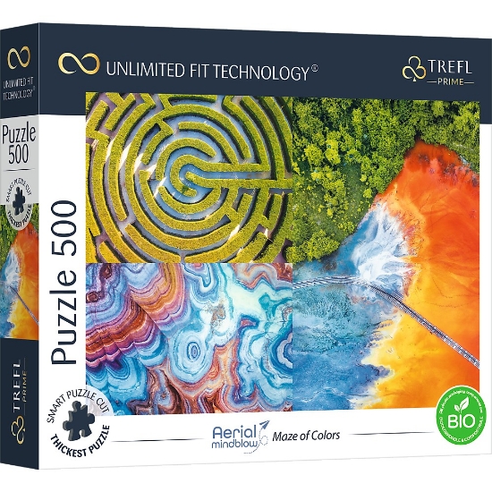 Imagine PUZZLE TREFL UFT 500 LABIRINTURI DE CULORI