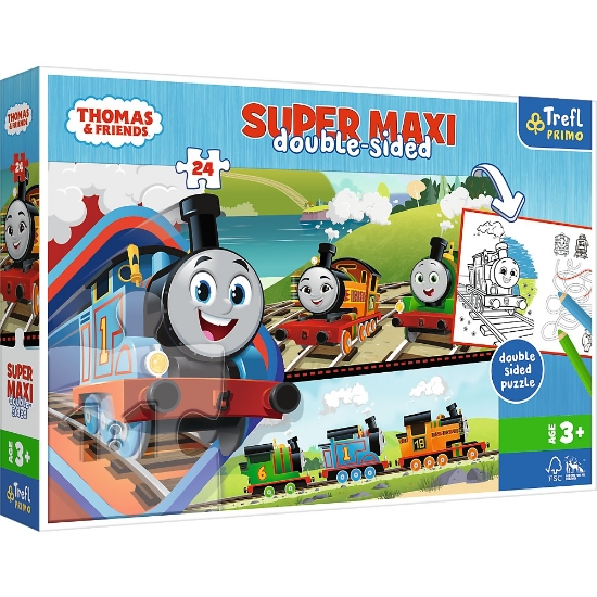 Imagine PUZZLE TREFL PRIMO 24 SUPER MAXI THOMAS SI PRIETENII