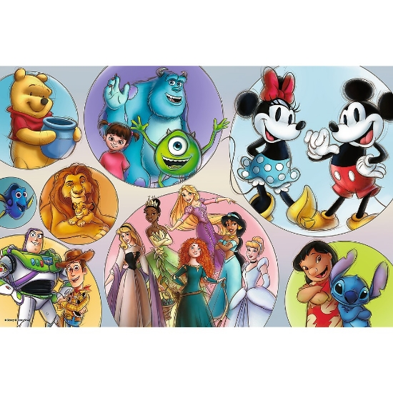 Imagine Puzzle Trefl Primo Super Shape XXL 160 Disney 100 Lumea Disney