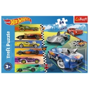 Imagine PUZZLE TREFL 24 MAXI HOT WHEELS MASINILE DEOSEBITE