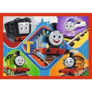 Imagine PUZZLE TREFL 4IN1 THOMAS TRENULETELE AMUZANTE