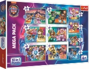 Imagine PUZZLE TREFL 10IN1 PATRULA CATELUSILOR ECHIPA CATEILOR