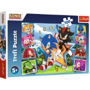 Imagine PUZZLE TREFL 100 SONIC MINUNATA LUME A LUI SONIC