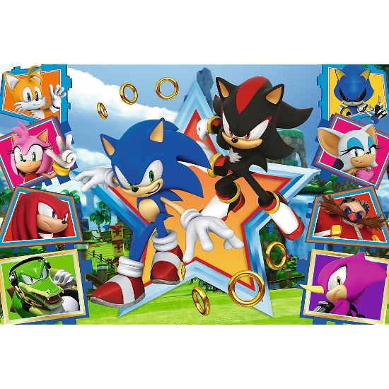 Imagine Puzzle Trefl 100 Sonic – Minunata lume a lui Sonic