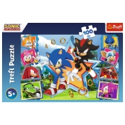 Imagine PUZZLE TREFL 100 SONIC MINUNATA LUME A LUI SONIC