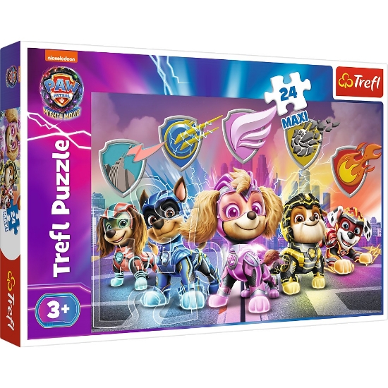 Imagine PUZZLE TREFL 24 MAXI PATRULA CATELUSILOR CATEII IN ACTIUNE